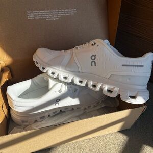 On Cloud 6 White Men’s Shoes